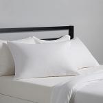 Amazon Basics Standard Pillow Cases Set of 2 - Lightweight, Super Soft Easy Care Microfiber, Bright White, 30" L x 20" W, Pillows Not Included