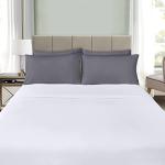 Utopia Bedding Queen Pillow Cases - 4 Pack - Envelope Closure - Soft Brushed Microfiber Fabric - Shrinkage and Fade Resistant Pillow Covers Queen Size 20 X 30 Inches (Queen, Grey)