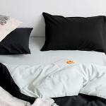 FLXXIE Microfiber Pillow Cases Queen Size Set of 2, Soft Pillowcases with Envelope Closure, Wrinkle Resistant Pillow Covers, 20x30, Black