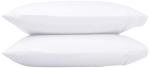Amazon Basics 400 Thread Count Cotton Pillow Case, Standard, 30" L x 20" W, White - Set of 2, Pillows Not Included