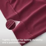 Bedsure Queen Pillow Cases Set of 2 - Burgundy Polyester Microfiber Pillowcase 2 Pack, Super Soft and Cozy Pillowcase, Pillow Case Covers with Envelop Closure, 20x30 Inches