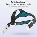 HASALASO Silicone Active Head Strap Compatiable for Meta Quest 3 Pillow Oculus Accessories Comfortable Durable Enhanced Experience for VR Fitness PC Virtual Reality