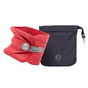 trtl Pillow - Scientifically Proven Super Soft Neck Support Travel Pillow - Machine Washable - Coral
