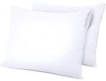 Utopia Bedding Waterproof Pillow Protectors Zippered King Size (2 Pack, White), Zippered Pillowcases, Bed Bug Proof Pillow Encasement Covers 20 x 38 Inches