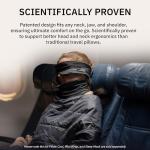 trtl Pillow - Scientifically Proven Super Soft Neck Support Travel Pillow - Machine Washable - Coral