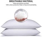 Kuyami Pillow The Kuyami Pillows Bed Pillows Queen Ssize Pillows Home & Hotel Bed Pillows,Shape Retention for Side,Back or Stomach Sleepers Breathable,Soft,Fluffy,Cool (1PCS,King (19x34))
