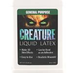 16oz - CLEAR - Creature Liquid Latex, General Purpose Professional Special Effects Liquid Latex