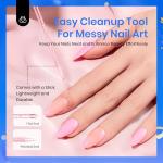 Beetles Liquid Latex for Nail 15ml - Peel off Nail Polish Cuticle Guard with Plastic Nail Care Stick Nails Design Air-Dry Liquid Latex Barrier for Protector Fingers