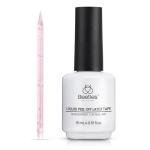 beetles Gel Polish Liquid Latex for Nails: 15ML Simple Peel off Cuticle Guard for Nail Polish Nail Art Liquid Latex Barrier Protector Manicure Cuticle Protectors with Stick Gifts for Women