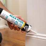 DAP INC 18152 10.1oz White Alex Plus Acrylic Latex Caulk with Silicone