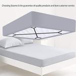 Bed Sheet Holder Straps - Sheet Straps Adjustable Bed Sheet Clips Fasteners Keep Sheets Stays in Place,2Pcs/Set Black