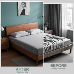 DERFILIN 8PCS Bed Sheet Holder Clips, Lock Fitted Sheet Holder, Fits Mattresses >15 cm (6"), Bed Accessories Keep Sheets Firm & Tight, Non-Slip, Tight-Grip Design, Easy to Install & Remove