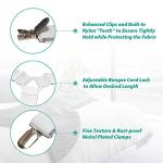 RayTour Bed Sheet Holder Straps Fitted Sheet Keepers Bedsheet Holders Fasteners - Elastic Adjustable Bedsheet Holders for a Wrinkle Bed Sheet