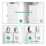 RayTour Bed Sheet Holder Straps Fitted Sheet Keepers Bedsheet Holders Fasteners - Elastic Adjustable Bedsheet Holders for a Wrinkle Bed Sheet