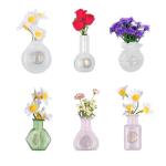 6pcs Mini Vase Magnets for Fridge,Cute Magnetic Plant Pot Vases Tiny for Refrigerator,Funny 3D Creative Accessories,Small Decoration for Kitchen Office. (6)