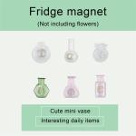 6pcs Mini Vase Magnets for Fridge,Cute Magnetic Plant Pot Vases Tiny for Refrigerator,Funny 3D Creative Accessories,Small Decoration for Kitchen Office. (6)