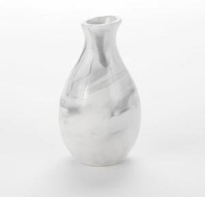 Bud VASE, Ceramic, JUG, White Marble