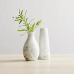 Bud VASE, Ceramic, JUG, White Marble