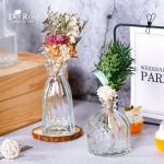 Der Rose Glass Bud Vases Set of 12, Small Bud Vases for Flowers, Rustic Wedding Centerpieces and Home Decor