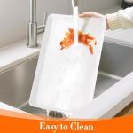 WOWBOX 4 pcs Serving Tray for Entertaining, Grilling BBQ Accessories, Serving Platters for Snacks, Fruit, Reusable Plastic Trays for Serving Food and Pantry Organization in Kitchen & for Parties