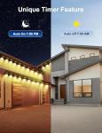 Fussion 200ft Permanent Outdoor Lights for House, 2025 Smart RGB LED Outside Lights with APP Remote Control, IP67 Waterproof Eternity Eaves Lighting for Christmas, Halloween, Holiday, Party, Daily