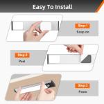 Under Cabinet Lighting, Equipped with Motion Sensor, Rechargeable Battery Operated，3-Level Adjustable Brightness, 3 Pack Magnetic Under Counter Lights for Kitchen, Closet, Pantry, 7.8"