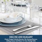 Dinner Forks,Set of 16 Top Food Grade Stainless Steel Silverware Forks,Table Forks,Flatware Forks,8 Inches,Mirror Finish & Dishwasher Safe,Use for Home,Kitchen or Restaurant