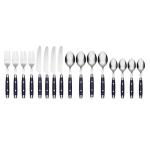 Cambridge Silversmiths, Blue, Jubilee Flatware, Service for 4, 16 Piece Set, Dorm Room Essentials, First Apartment