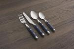 Cambridge Silversmiths, Blue, Jubilee Flatware, Service for 4, 16 Piece Set, Dorm Room Essentials, First Apartment