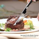 HaWare 40-Piece Silverware Set, Stainless Steel Flatware Service for 8, Modern Tableware Cutlery for Home, Elegant Eating Utensils Include Knives/Spoons/Forks, Mirror Polished, Dishwasher Safe