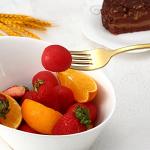 Aisoso Gold Silverware Set, 20-Piece Flatware Set Stainless Steel Cutlery Kitchen Utensil Set Tableware Service for 4