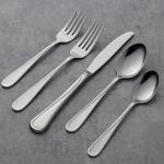 Oneida 2865045AL20 Flight 45 Piece Everyday Flatware Set, Service For 8