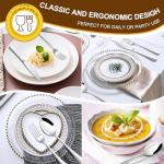 40-Piece Silverware Set for 8, Stainless Steel Flatware Cutlery, Kitchen Tableware, Utensil Set for Home and Restaurant, Knives, Forks, Spoons, Mirror Polished, Dishwasher Safe