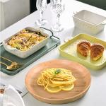 cluzelar Bamboo Plates 7.5Inch Round Bamboo Plates Reusable Dinner Plates Tableware Set of 6 Wooden Plate Lightweight Dishes Snack, Dessert, Unbreakable Classic Plate