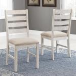 Signature Design by Ashley Skempton Modern Farmhouse Dining Room Chair, 2 Count, Whitewash
