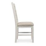 Signature Design by Ashley Skempton Modern Farmhouse Dining Room Chair, 2 Count, Whitewash