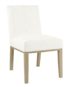 HomePop Kolbe Upholstered Dining Chair - Stain-Resistant Woven Fabric, 19.5" Seat Height, Ideal for 29-31 Inch Tables (Single Pack)