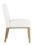 HomePop Kolbe Upholstered Dining Chair - Stain-Resistant Woven Fabric, 19.5" Seat Height, Ideal for 29-31 Inch Tables (Single Pack)