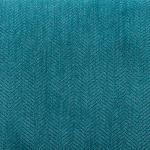 Roundhill Furniture Pisano Teal Blue Fabric Armless Contemporary Accent Chair with Kidney Pillow