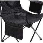 Coleman Portable Camping Chair with 4-Can Cooler, Cushioned Seat & Back with Side Pockets & Cup Holder, Carry Bag Included, Great for Camping, Tailgating, Firepits, Patio, & More