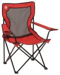 Coleman Broadband Mesh Quad Camping Chair with Carry Bag & Cup Holder, Cooling Mesh Back with Adjustable Arms, Great for Camping, Tailgating, Firepits, Patio, & More