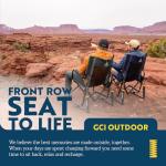 GCI Outdoor Stowaway Rocker - Navy Topo