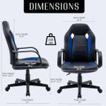 Video Game Chair Computer Gaming Racing Ergonomic for Teens Adults Kids Gamers Home Office Executive Task Desk