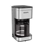 KRUPS Newer Model Drip Coffee Maker, 10-Cup, Silver