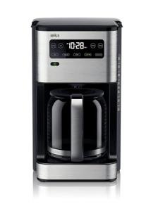 Braun PureFlavor 14‑Cup Programmable Coffee Maker – Fast Brew Speed, Touch Display, Bold & Brew‑Over‑Ice Modes, FlavorCarafe & Adjustable Warm Plate