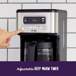 Mr. Coffee 14 Cup Programmable Coffee Maker Stainless Steel