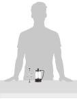 Bodum 12oz Brazil French Press Coffee Maker, High-Heat Borosilicate Glass, Black - Made in Portugal