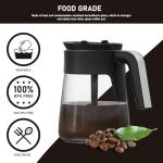 Colidier CFP301 12-Cups Coffee Pot Replacement Compatible with Ninja Coffee Maker CFP101 CFP201 CFP301 CFN601 CM401 CFP200 CFP250A CFP300 CFP305 CFP307 CFN602 CF090 CF091 CF092