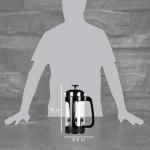 ESPRO - P3 French Press Coffee Maker – Patented Double Microfilter for Sludge and Grit Free Coffee, Black, 32 oz