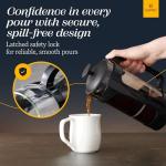 ESPRO - P3 French Press Coffee Maker – Patented Double Microfilter for Sludge and Grit Free Coffee, Black, 32 oz